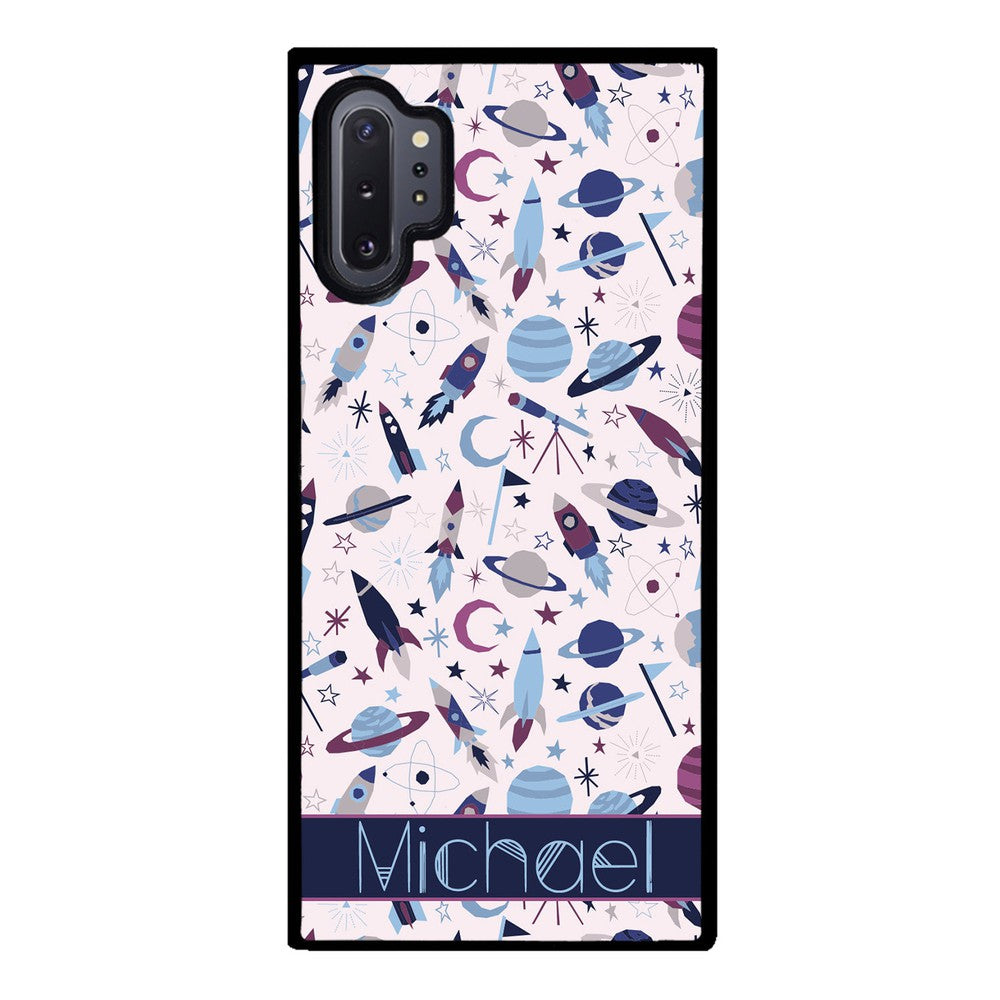 Space Rockets Planets Personalized | Samsung Phone Case