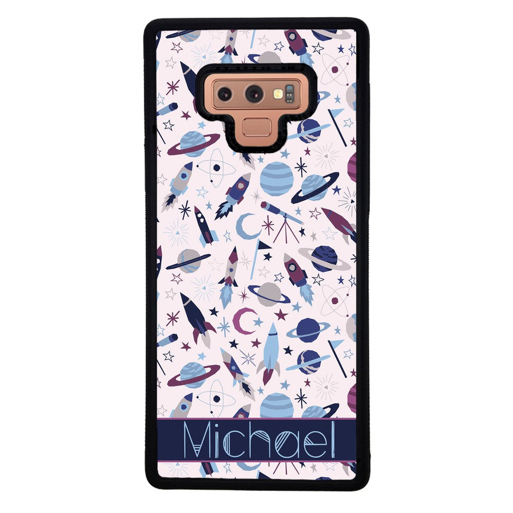 Space Rockets Planets Personalized | Samsung Phone Case