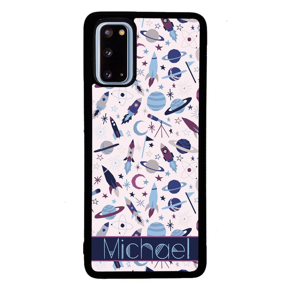Space Rockets Planets Personalized | Samsung Phone Case