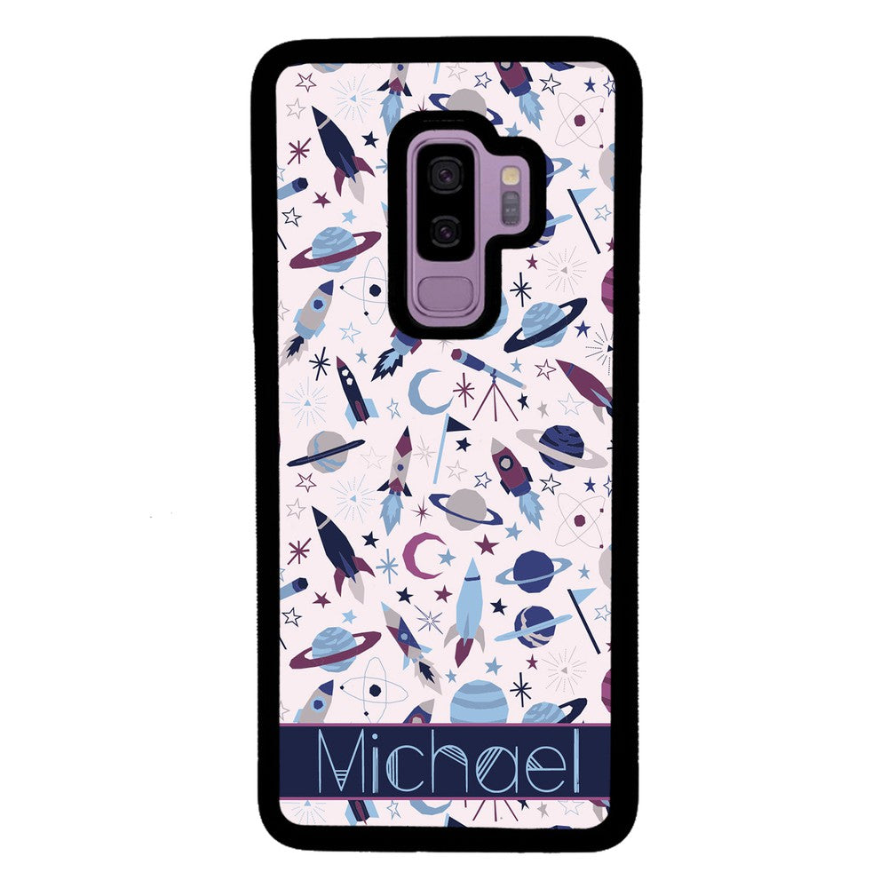 Space Rockets Planets Personalized | Samsung Phone Case