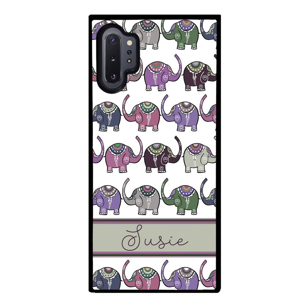 Elephant Tribal Pastel Personalized | Samsung Phone Case