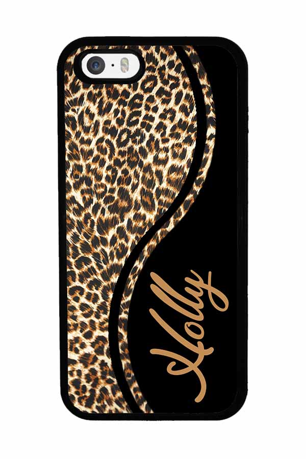 Leopard Curvy Personalized | Apple iPhone Case