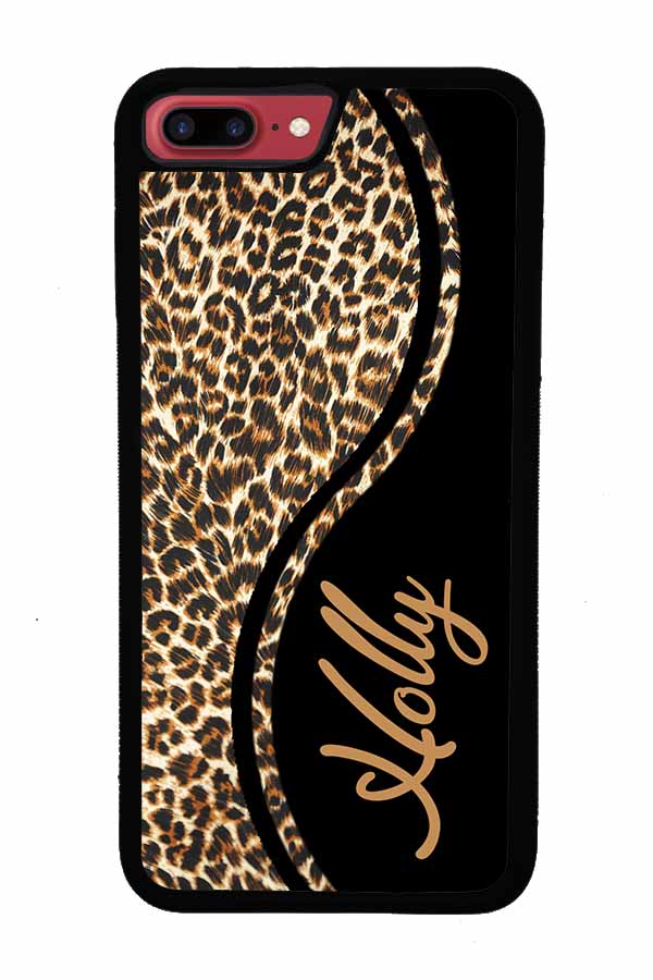 Leopard Curvy Personalized | Apple iPhone Case