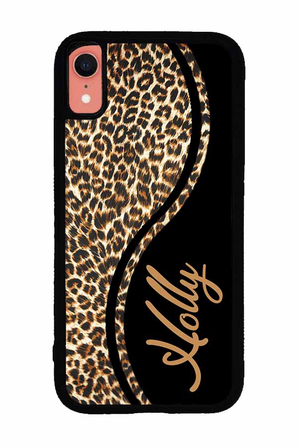 Leopard Curvy Personalized | Apple iPhone Case