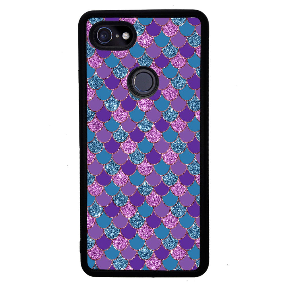 Purple Teal Gold Mermaid Scales | Google Phone Case