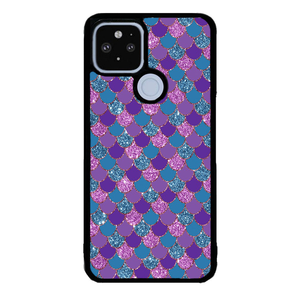 Purple Teal Gold Mermaid Scales | Google Phone Case