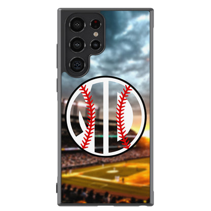 Baseball Monogram Samsung Phone Case