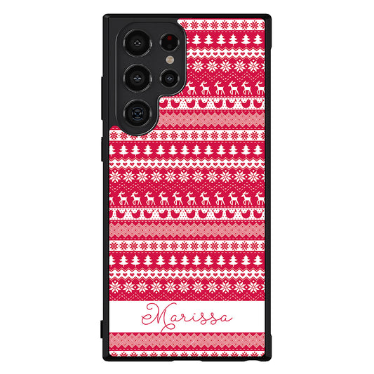 Christmas Sweater Personalized Samsung Phone Case