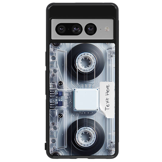 Futuristic Retro Cassette Tape Personalized | Google Phone Case