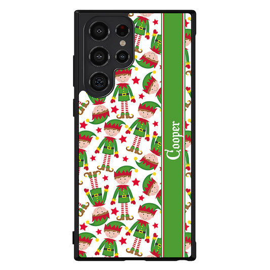 Funny Elf Christmas Workers Personalized Samsung Phone Case