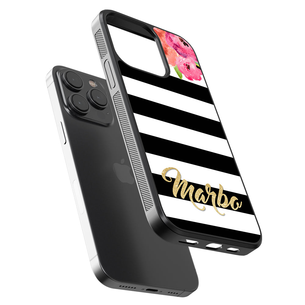 Casetify + Customizable Monogram Reflective Mirror Phone Case