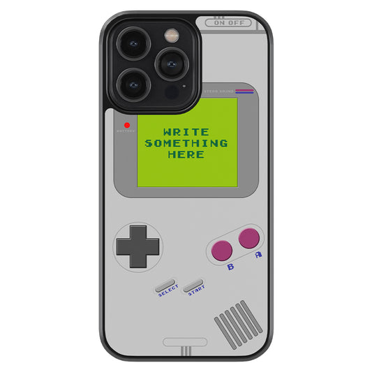 Retro Handheld Gaming Console Personalized Apple iPhone Case