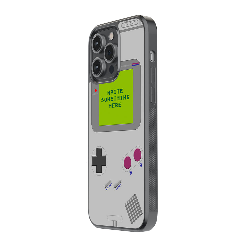 Retro Handheld Gaming Console Personalized Apple iPhone Case