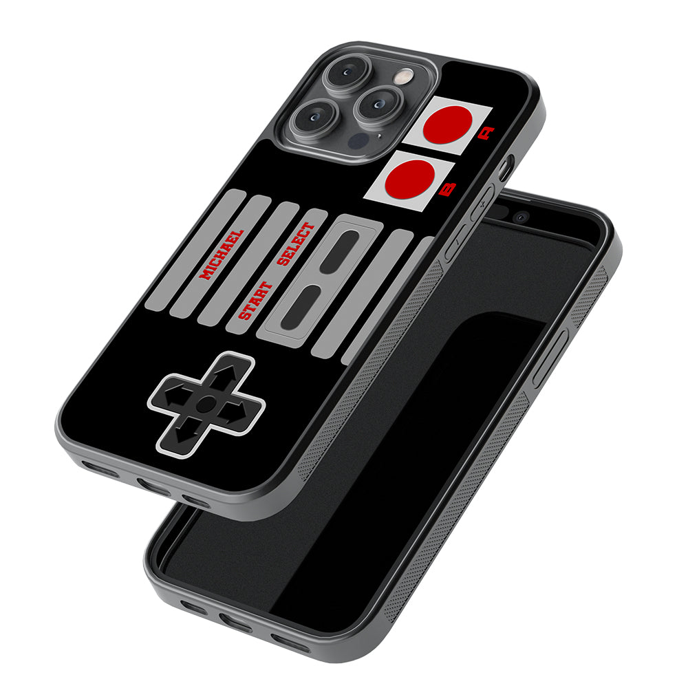 Retro Vintage Gaming Controller Personalized Apple iPhone Case