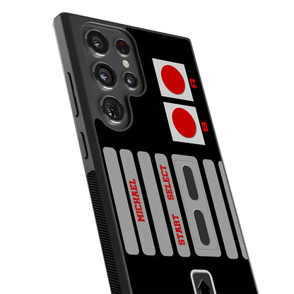 Retro Vintage Gaming Controller Personalized | Samsung Phone Case