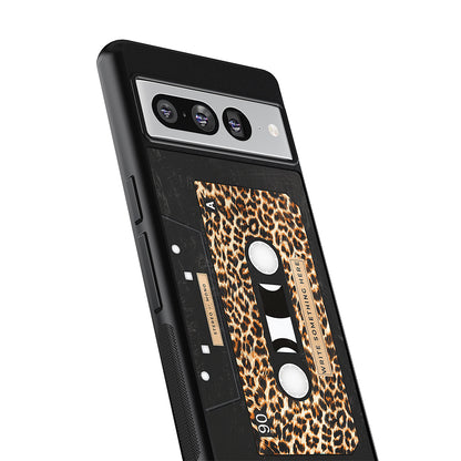 Leopard Skin Cassette Tape Personalized | Google Phone Case