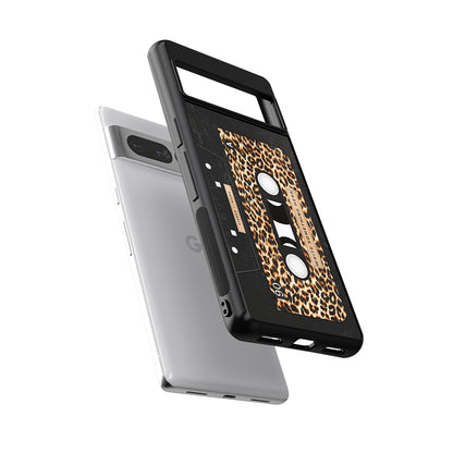 Leopard Skin Cassette Tape Personalized | Google Phone Case