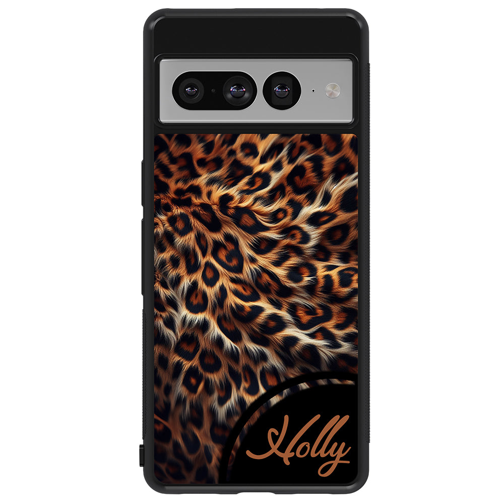 Leopard Realistic Animal Skin Personalized | Google Phone Case