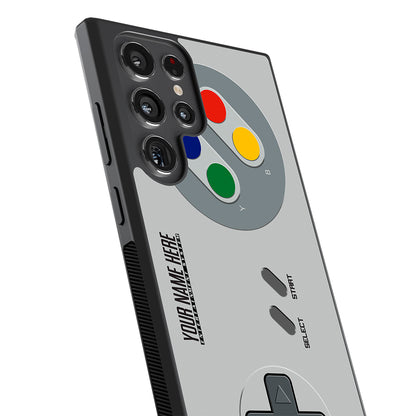 Retro Super Handheld Gaming Console Personalized Samsung Phone Case