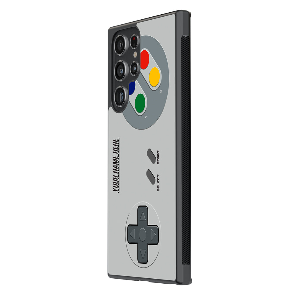 Retro Super Handheld Gaming Console Personalized Samsung Phone Case