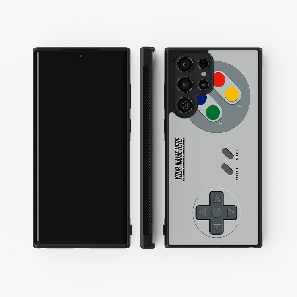 Retro Super Handheld Gaming Console Personalized Samsung Phone Case