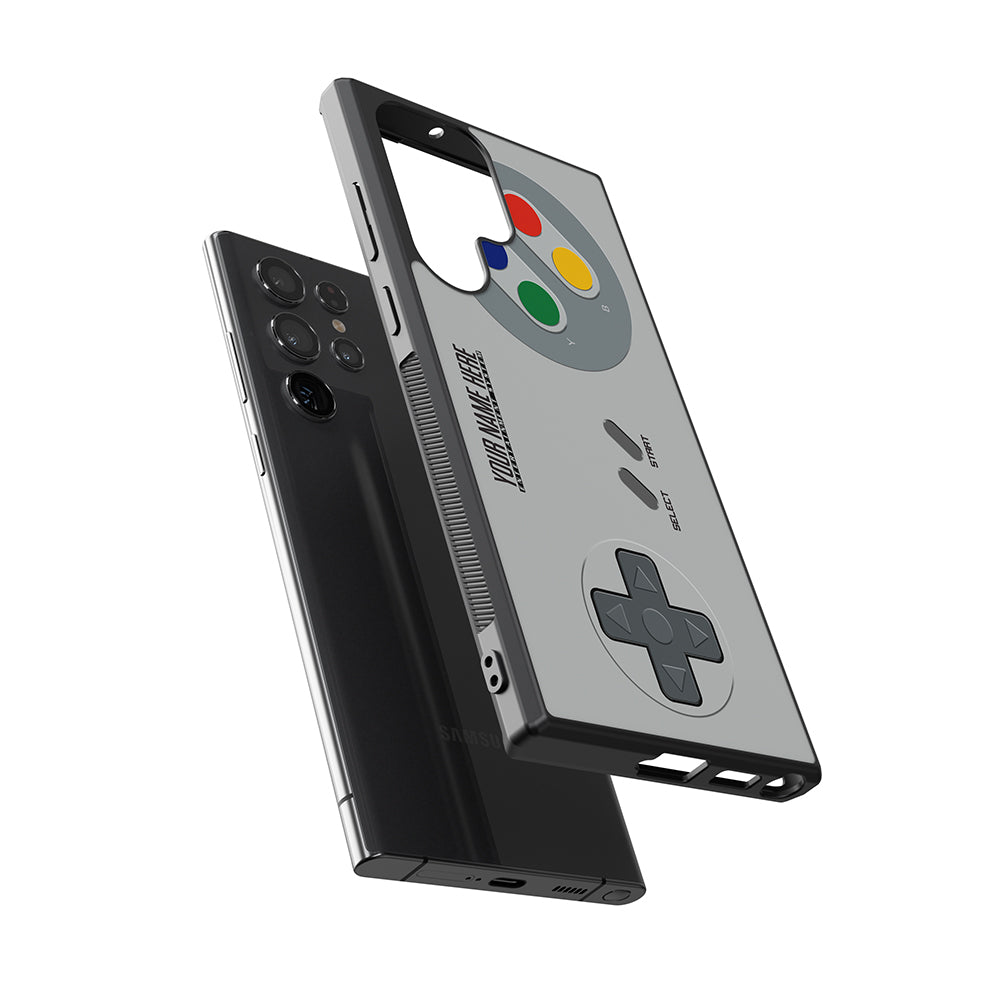 Retro Super Handheld Gaming Console Personalized Samsung Phone Case