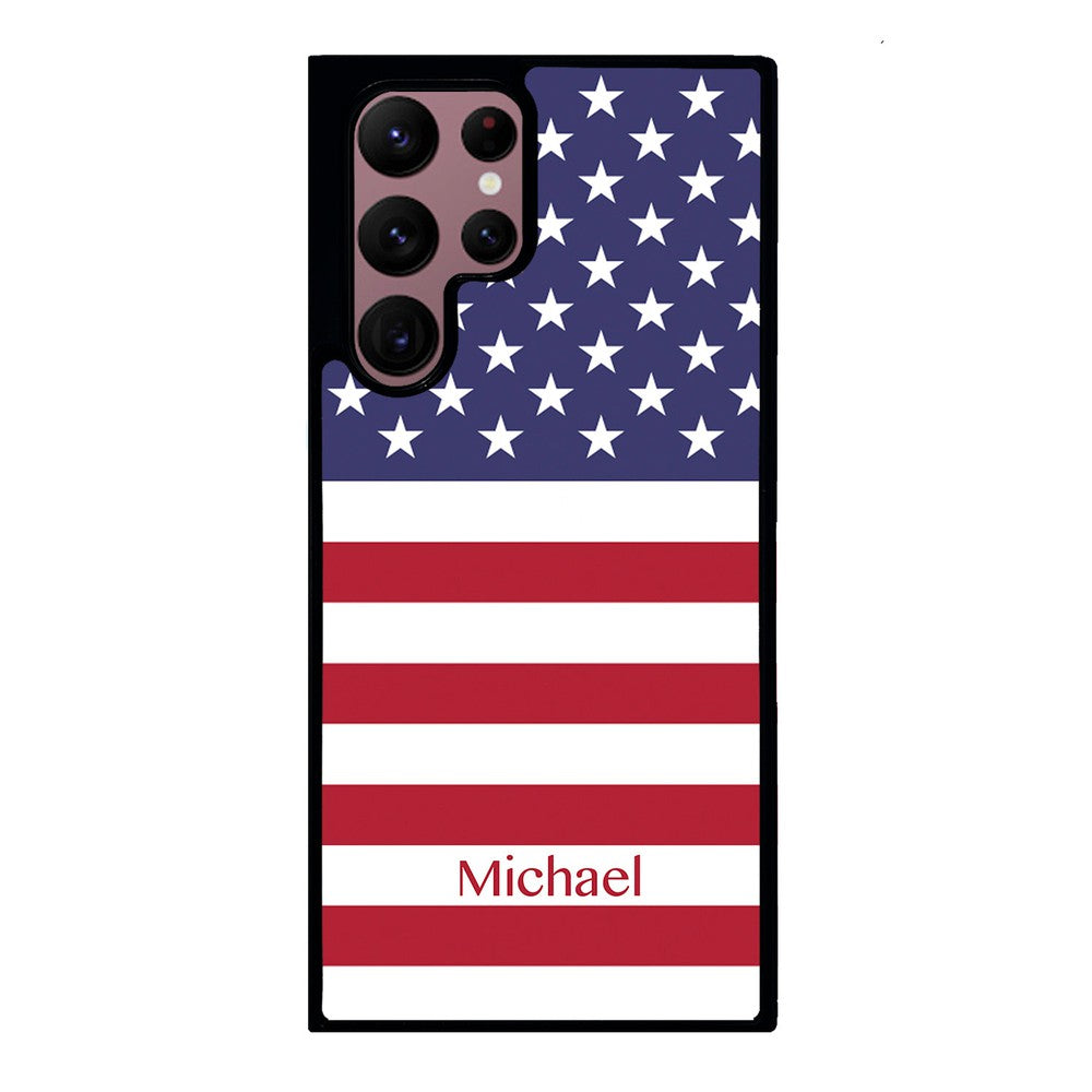 United States of American Flag Personalized | Samsung Phone Case