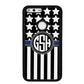 American Flag Cop Blue Line Circle Monogram | Google Phone Case