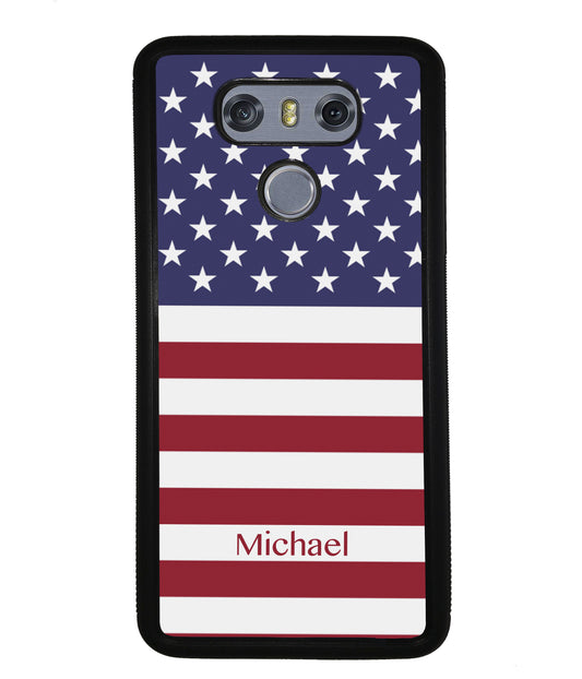 United States of American Flag Personalized | LG Phone Case