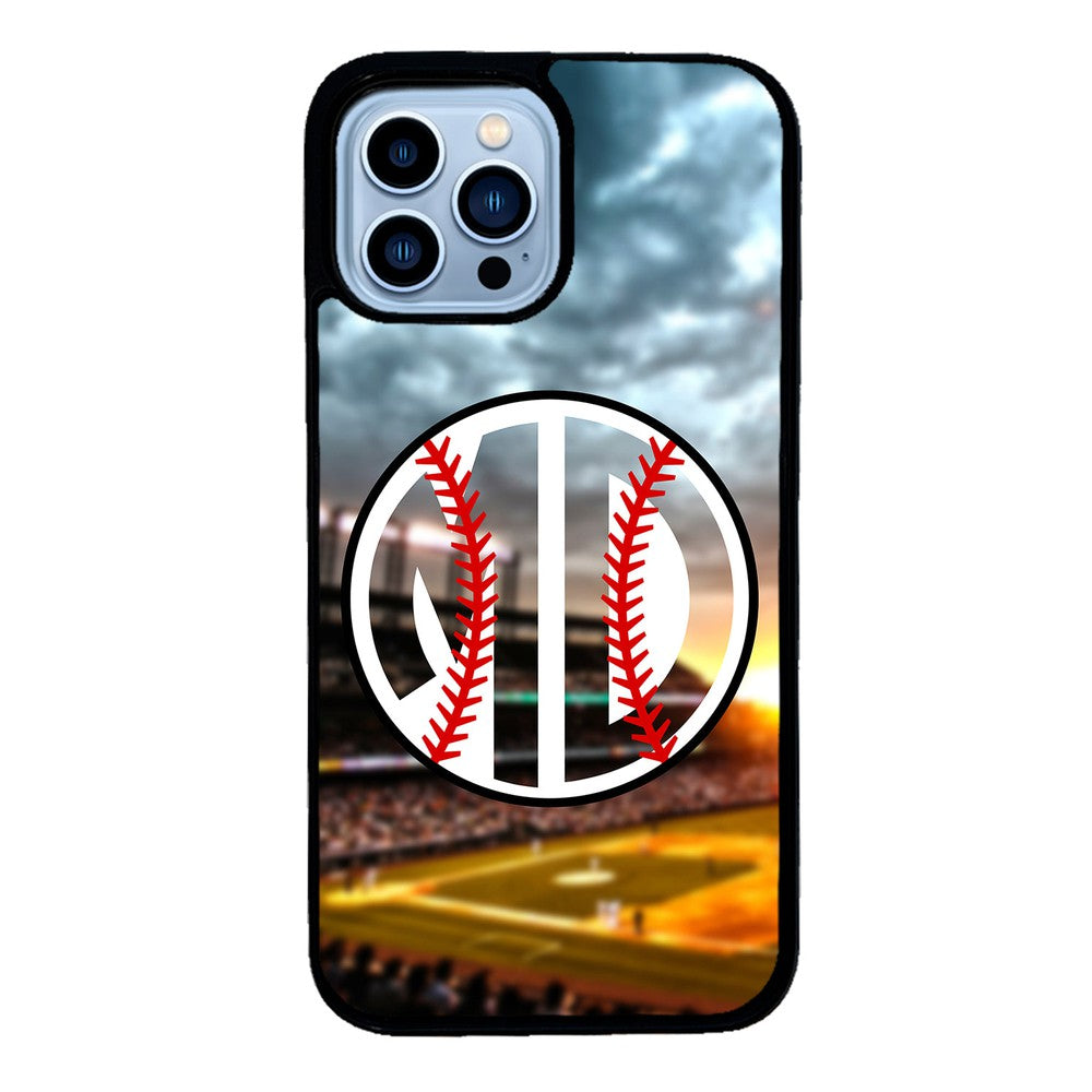Baseball Monogram | Apple iPhone Case
