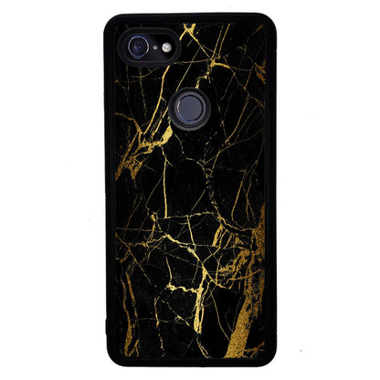 Gold and Black Marble | Google Phone Case