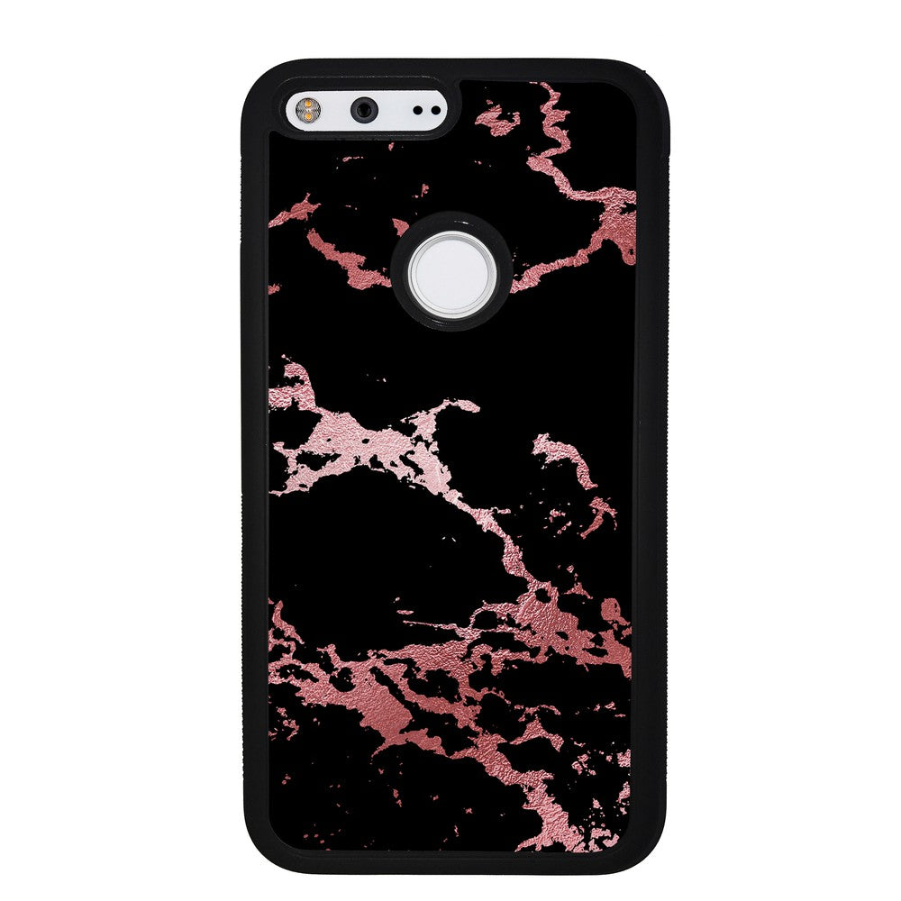 Black and Pink Marble | Google Phone Case