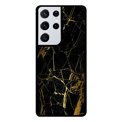 Gold and Black Marble | Samsung Phone Case