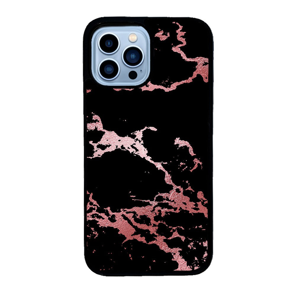 Black and Pink Marble | Apple iPhone Case