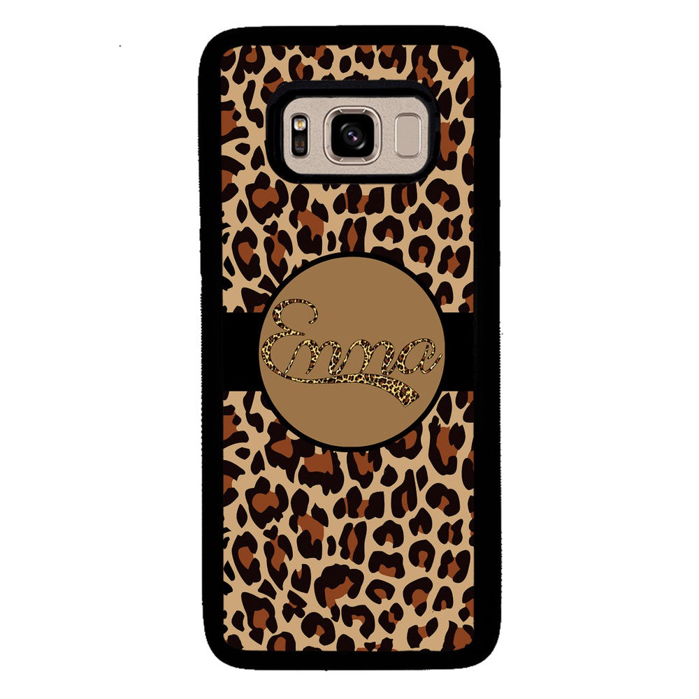 Brown Leopard Skin Personalized | Samsung Phone Case