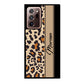 Leopard Skin Brown and Black Personalized | Samsung Phone Case