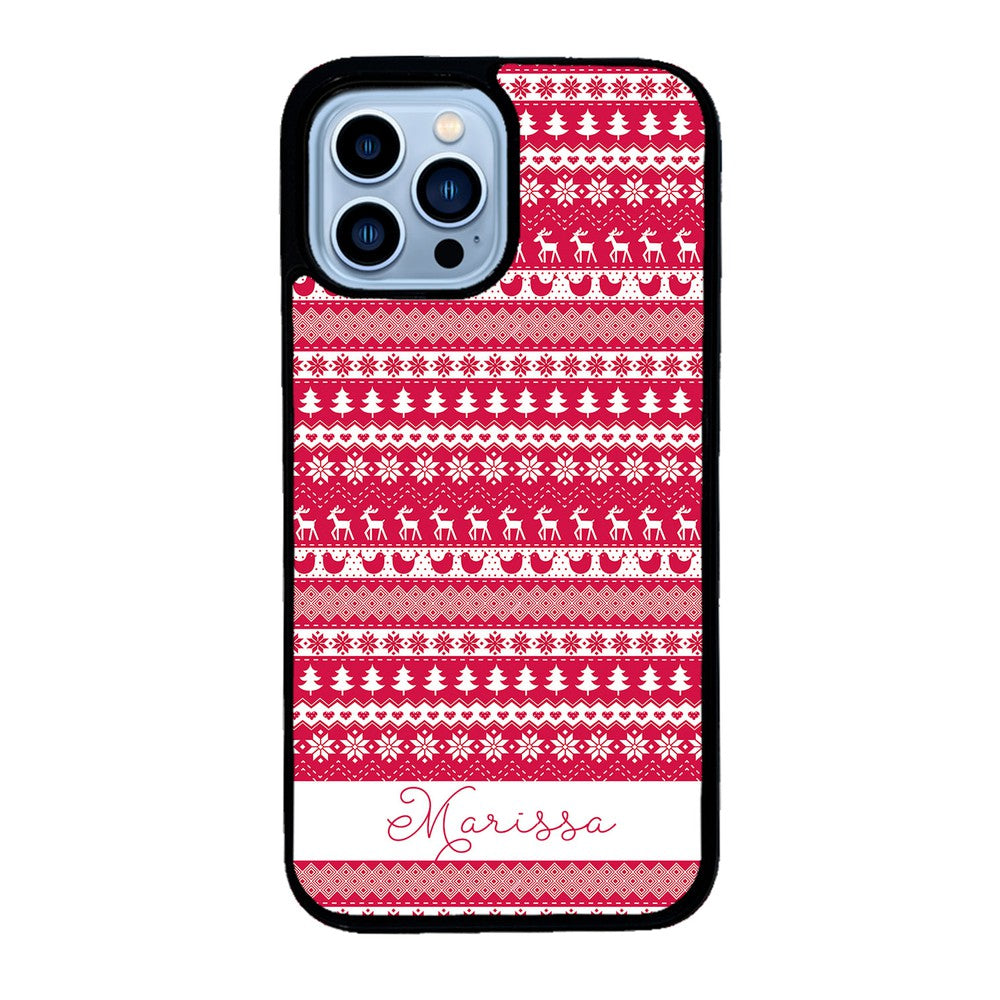 Christmas Sweater Personalized | Apple iPhone Case