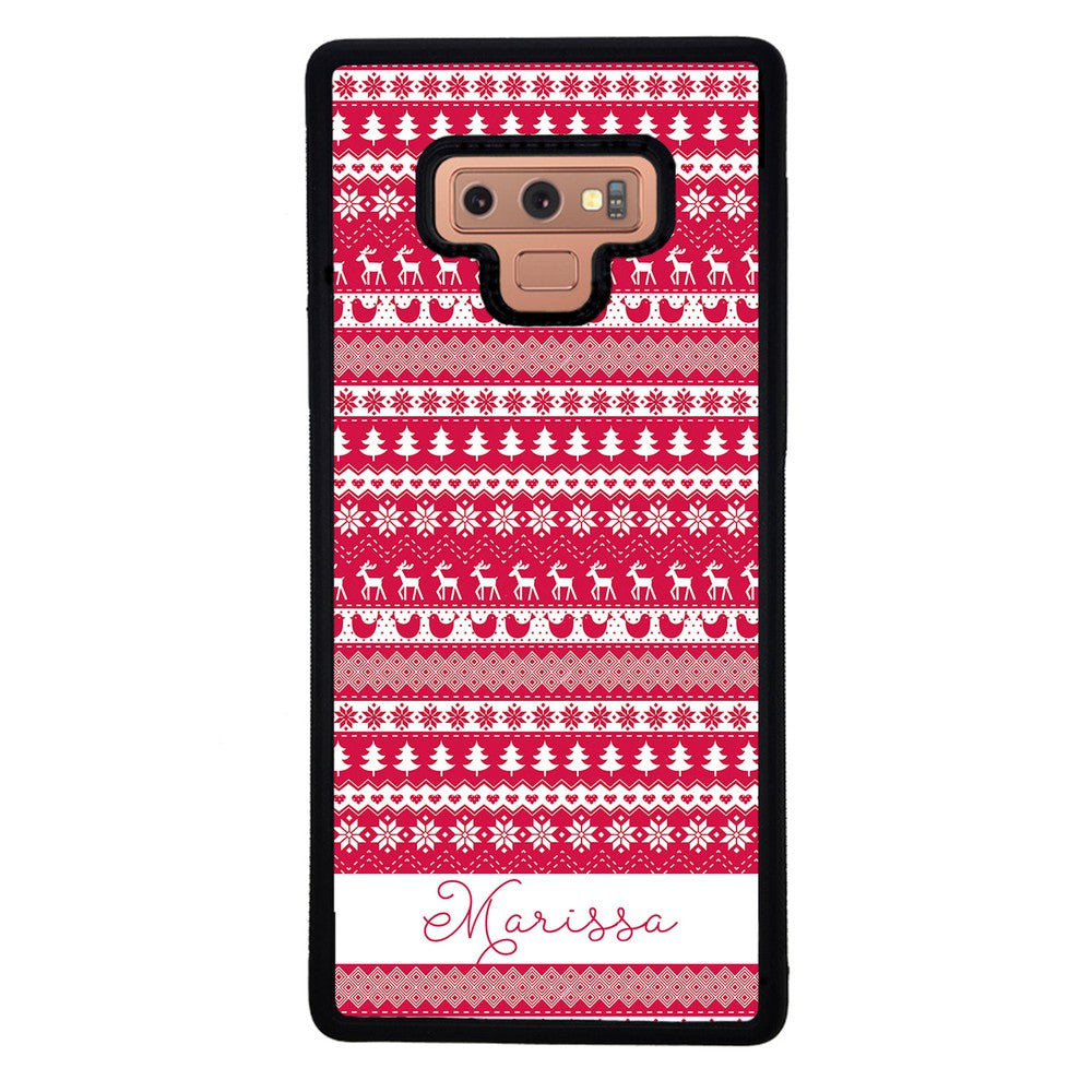 Christmas Sweater Personalized | Samsung Phone Case