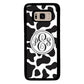 Cow Texture Monogram | Samsung Phone Case