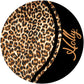 Curvy Leopard Personalized Phone Stand