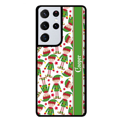 Funny Elf Christmas Workers Personalized | Samsung Phone Case