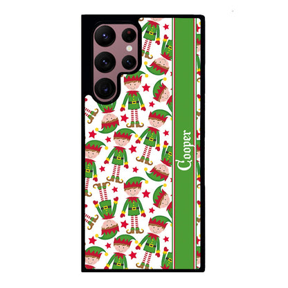 Funny Elf Christmas Workers Personalized | Samsung Phone Case