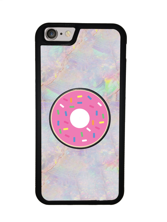 Delicious Donut With Sprinkles Phone Stand