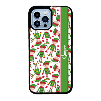 Funny Elf Christmas Workers Personalized | Apple iPhone Case