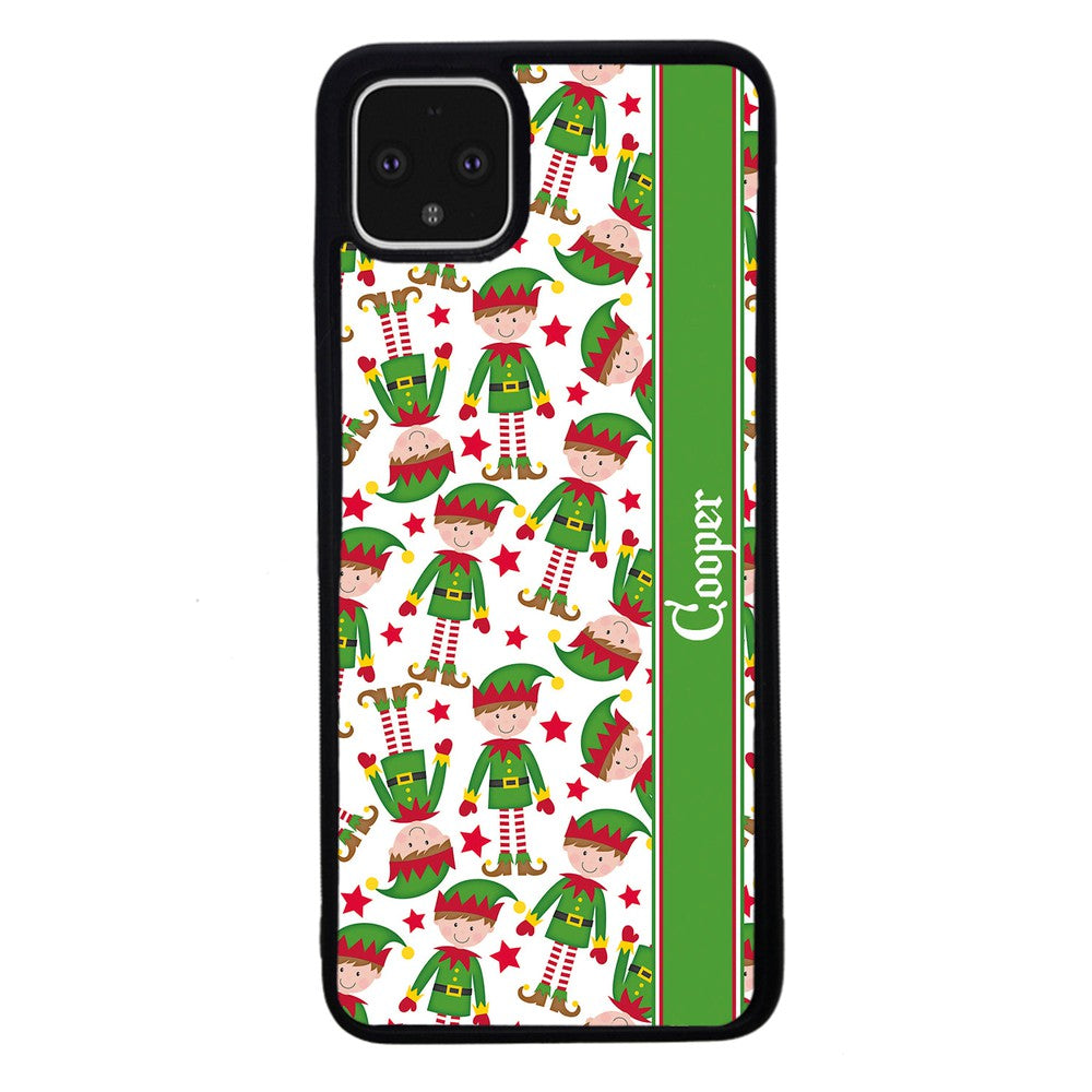 Funny Elf Christmas Workers Personalized | Google Phone Case