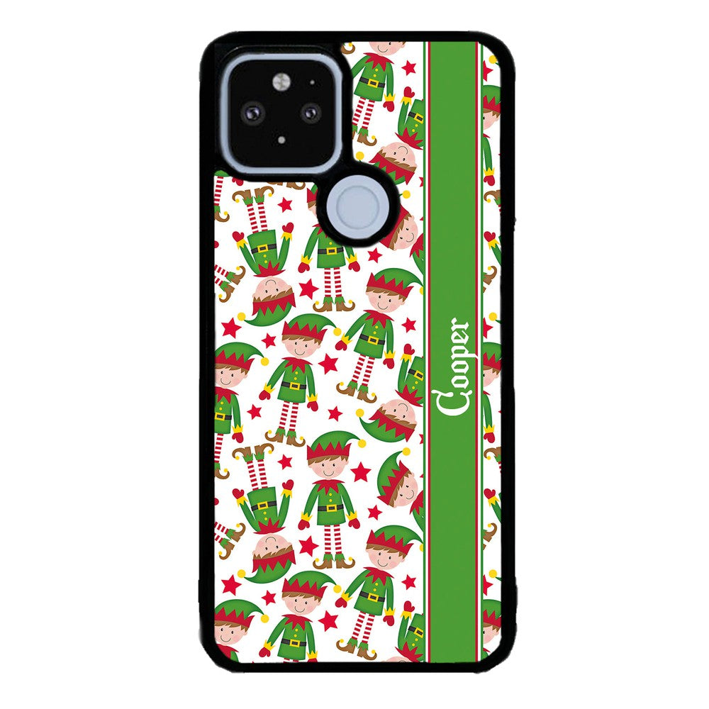 Funny Elf Christmas Workers Personalized | Google Phone Case