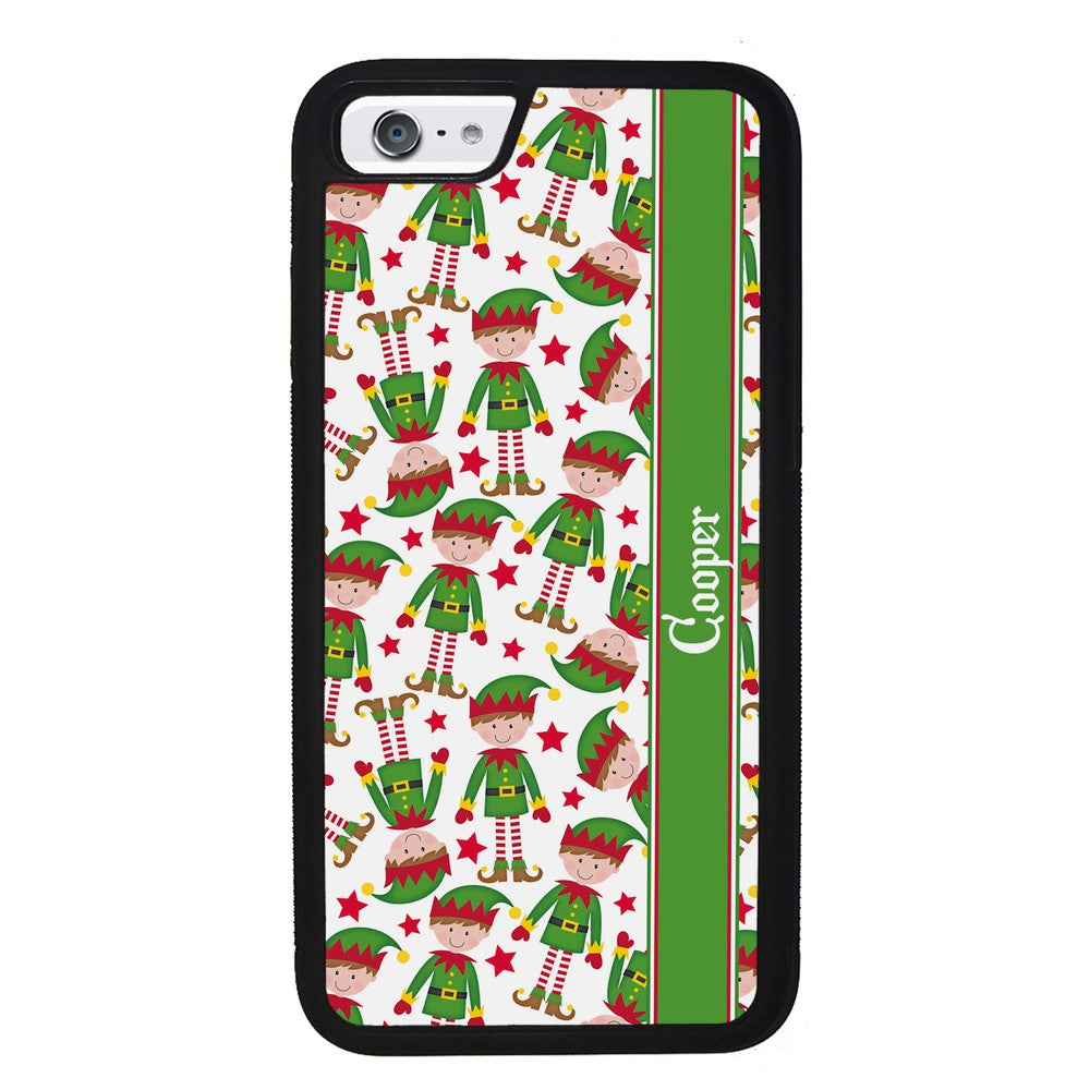 Funny Elf Christmas Workers Personalized | Apple iPhone Case