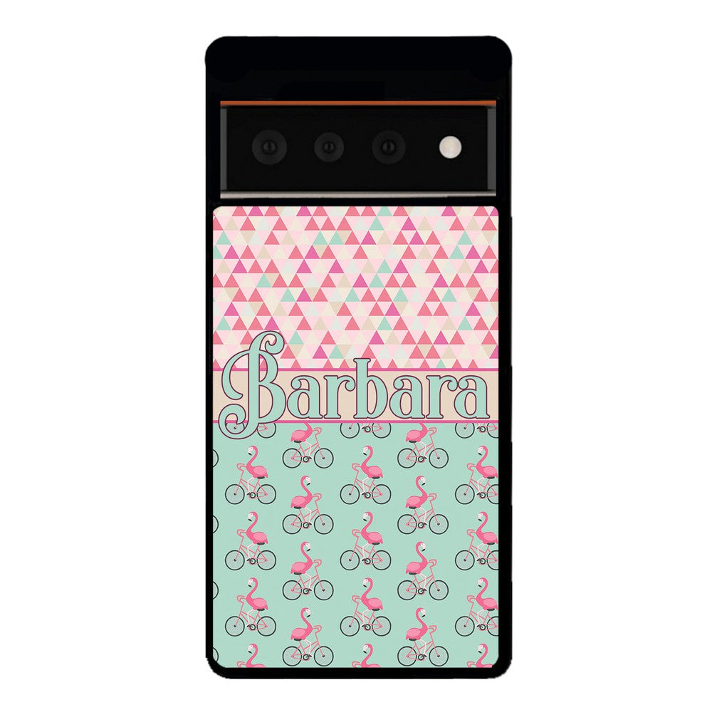 Flamingo's on Bicycle's Personalized | Google Phone Case