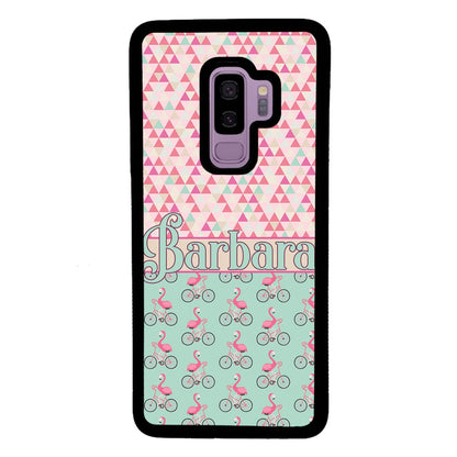 Flamingo's on Bicycle's Personalized | Samsung Phone Case