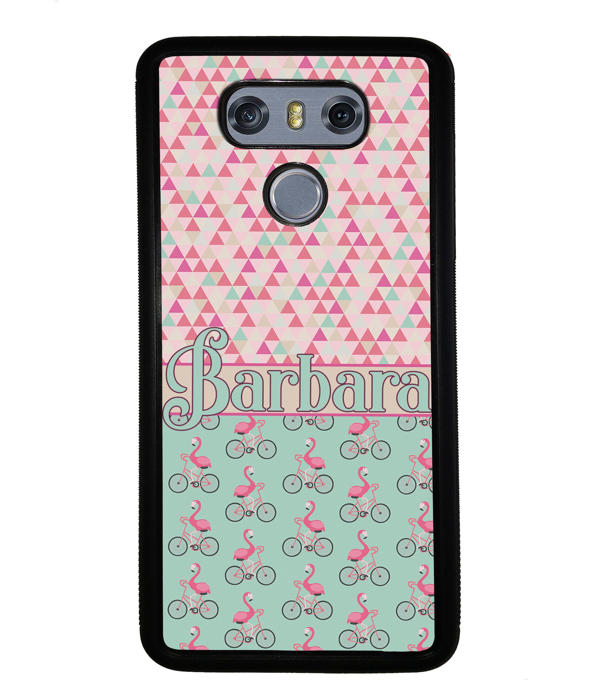 Flamingo's on Bicycle's Personalized | LG Phone Case